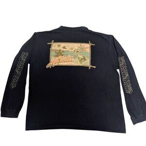 Crazy Shirts Long Sleeve Graphic Men’s T Shirt Aloha From Hawaii Islands Size XL